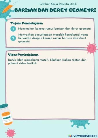 Barisan dan Deret Geometri