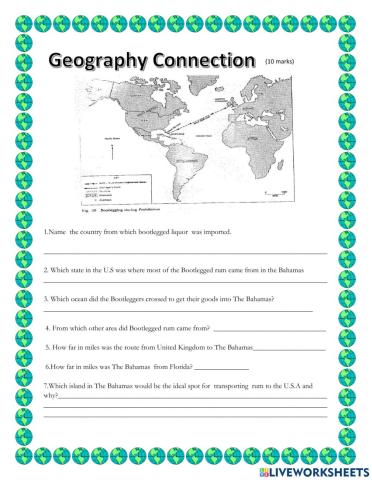 Prohibition-The Geography Connection