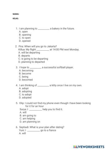 Expression intention