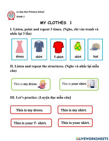 My clothes 1