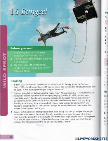 ภาษาอังกฤษเพิ่มเติม 2 ม.4 16-Bungee