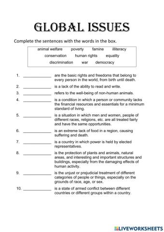 Global Issues