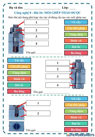Mối ghép tháo được