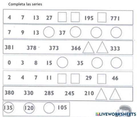 Completa la serie