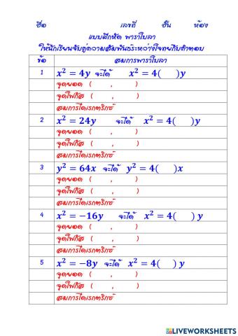 พาราโบลา