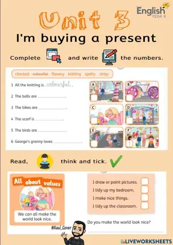 Unit 3 Lesson 5 Year 4