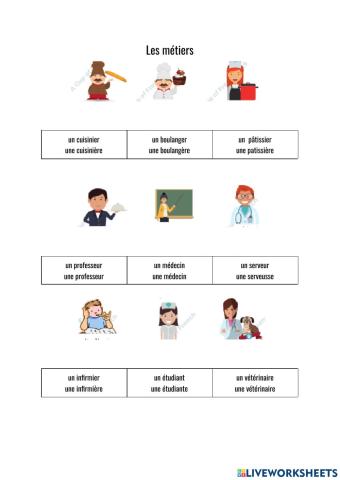 Les metiers