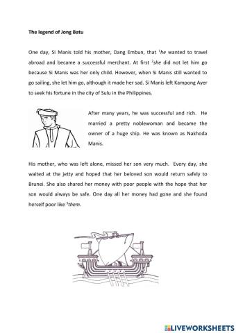 The legend of Jong Batu