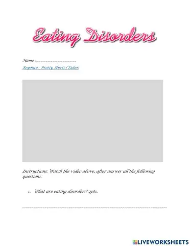 Eating Disorders