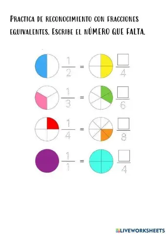 Fracciones equivalentes