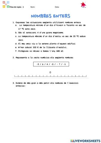 Nombres enters