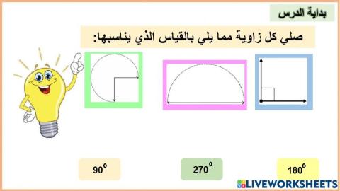 تمهيد لدرس الدوران