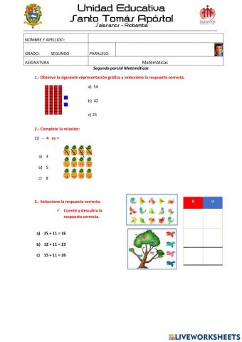 Actividad Matemáticas S20