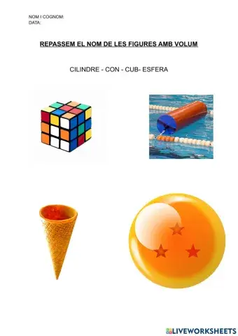 Cossos geomètrics amb volums