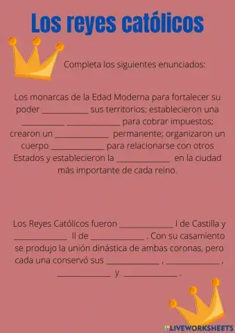 Los reyes católicos