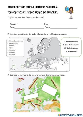Conocemos el medio físico de Europa
