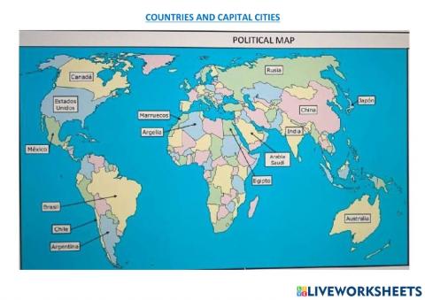 Countries and Capital Cities