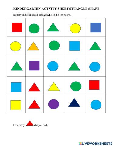 Triangle Activity Sheet