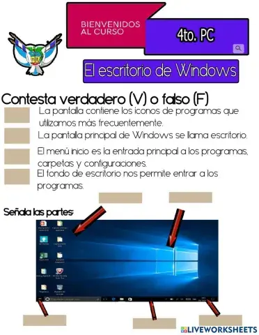 El escritorio de Windows