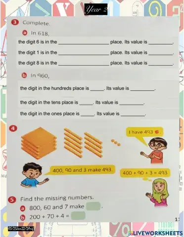 Place value TBpg11