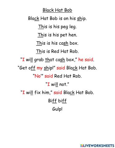 Black Hat Bob Activity 1