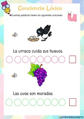 Conciencia Léxica Vocal u