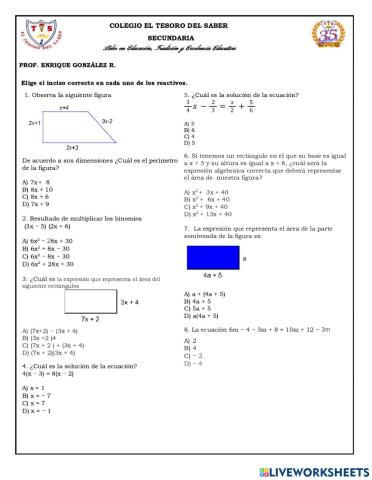 Examen de simulación