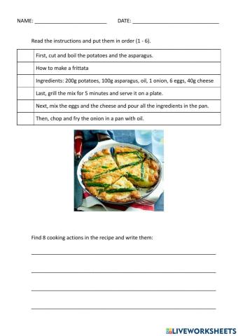 Frittata recipe