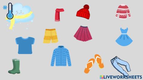 Cold weather clothes
