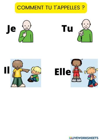 Comment tu t'appelles