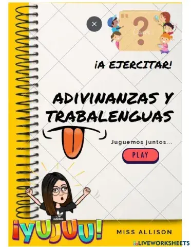 Adivinanzas y trabalenguas