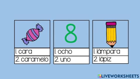 Escoger palabra correcta