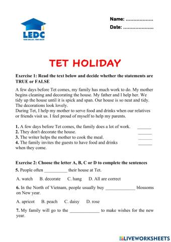 Tet Holiday