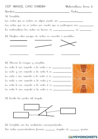 Examen Tema 6 matemáticas