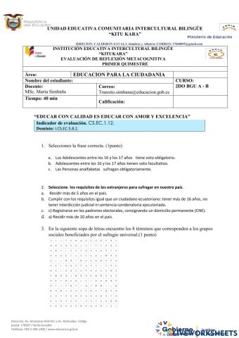 Educacion para la ciudadania