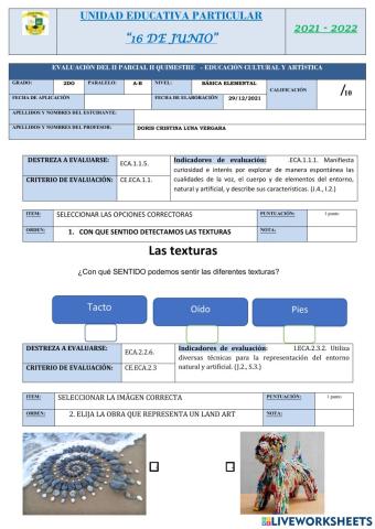 Evaluaciòn iip iiq segundo