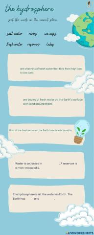 The hydrosphere