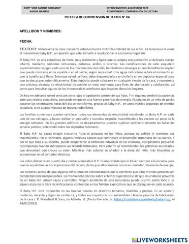 Practica de comprension de textos 04