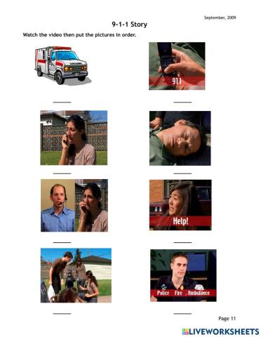 Victor needs an ambulance