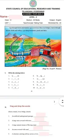 3rd-ENGLISH-WS-1-9-BY MAHESH MACHARLA