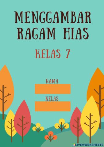 Menggambar ragam hias