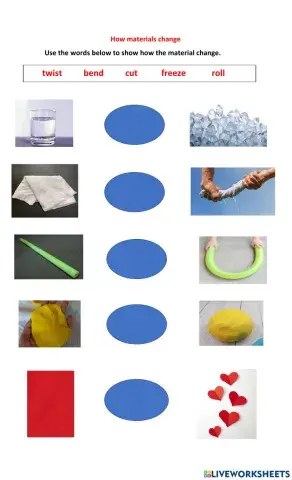 How materials change