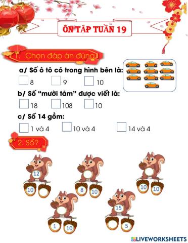 Ôn tập toán tuần 19
