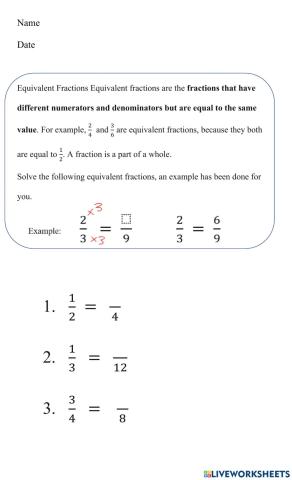 Equivalent Fractions -2
