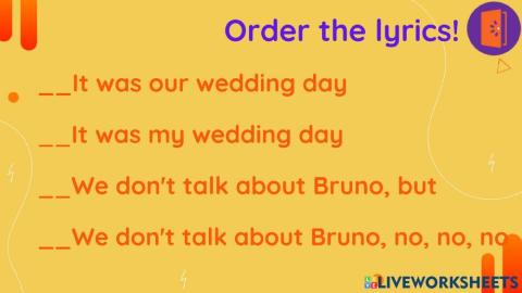 We dont talk about bruno 2