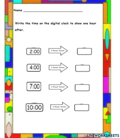 Digital Clock - Elapsed Time