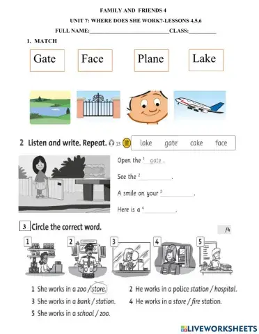 Lớp 4-unit 7- lessons  4,5,6