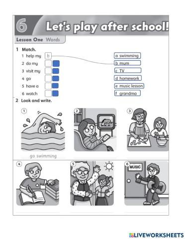 Let's play after school