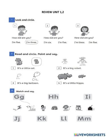 Fam2 review unit 1,2