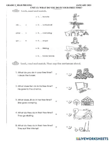 Unit 13. free time (btcc)